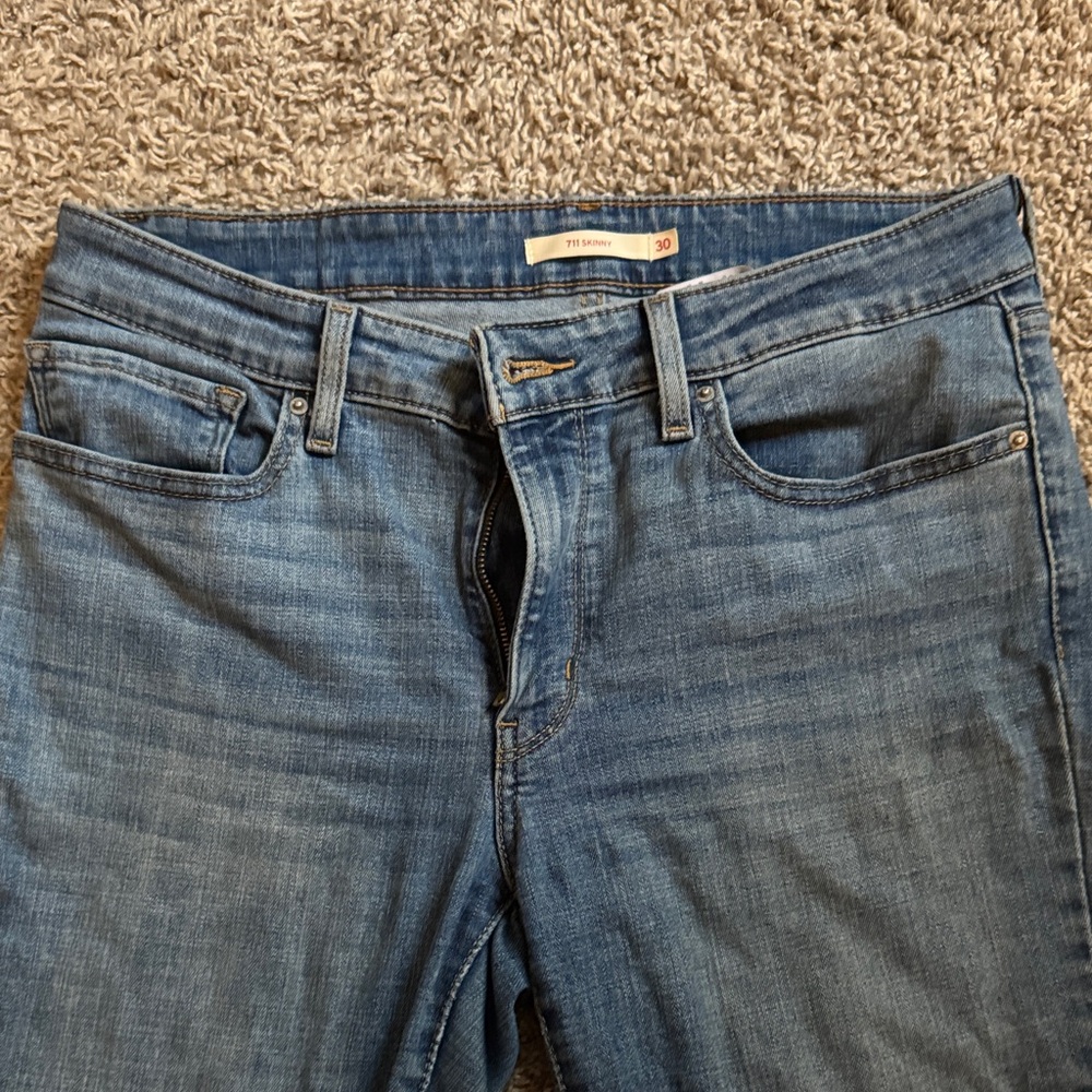 Classic Blue Levi’s Denim Jeans